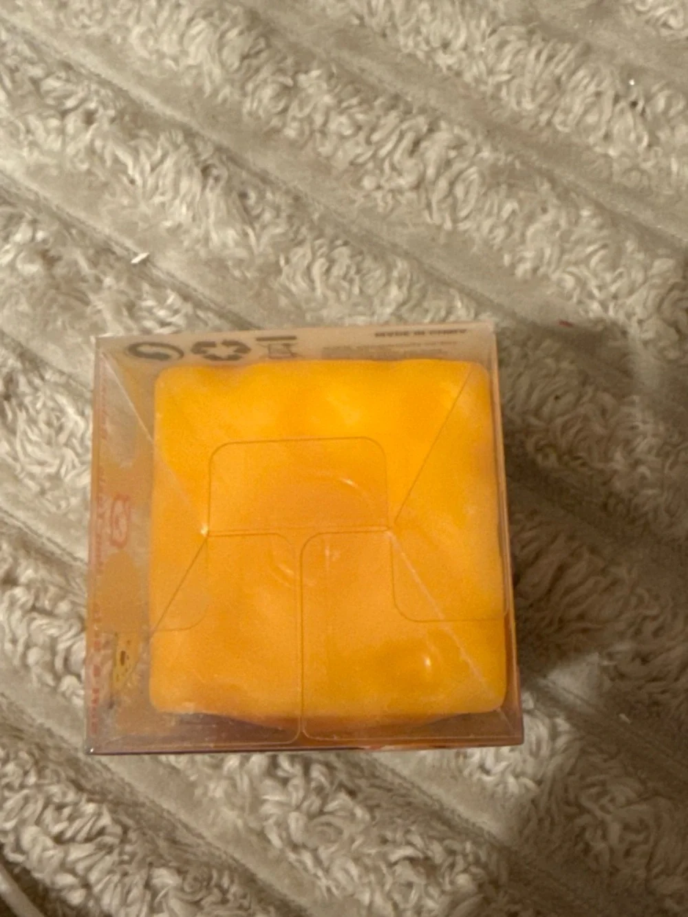 Cheese Squishy Toy Stress Ball - Yellow